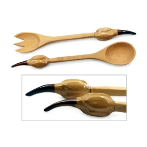 Nouveau Design Moderne et Tendance : Serveur à Salade en Bois pour Servir la Salade – Vente en Gros 2026 – Offre Spéciale - Product Image 3