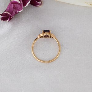 Natural Amethyst Diamond <b>Ring</b> <b>14K</b> Solid <b>Gold</b> Fine Jewelry OEM ODM Wholesale Supplier - Product Image 5