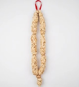 Guirnalda de Mala de Madera Hecha a Mano Tradicional para Pooja, Bodas y Ceremonias Religiosas, Artículo de Decoración Sagrado de Madera Natural Ecológica - Product Image 6