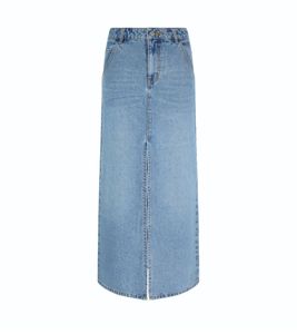 Women's <b>Plus</b> <b>Size</b> <b>Denim</b> <b>Long</b> <b>Skirt</b> High Quality Breathable Cotton Casual Women's Fashion Outer Wear Custom Logo - Product Image 3