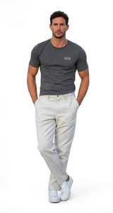 Camiseta de Manga Corta para Hombre Oneten Apparel, Color Gris Oscuro, Cuello Redondo, 100% Algodón, Estilo Urbano, Tejido Grueso - Product Image 1