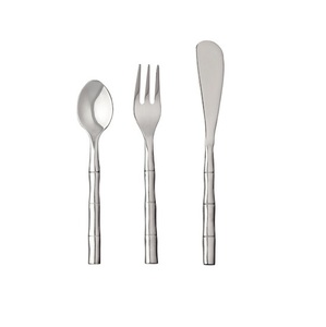 Classic Modern Design Stainless Steel <b>Flatware</b> Set Fork Spoon Knife Dishwasher Safe Lightweight for Home Kitchen Restaurant - Product Image 3