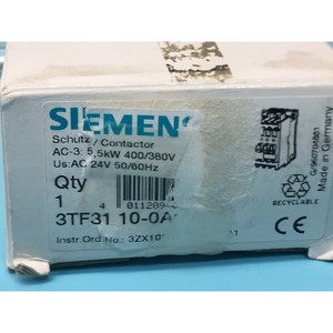 CONTECTOR SIEMENS 3TF31, 3TF31 10-0A, 3TF3110-0A - Equipo y Piezas de Semiconductores de Confianza de Marca Global - Product Image 4