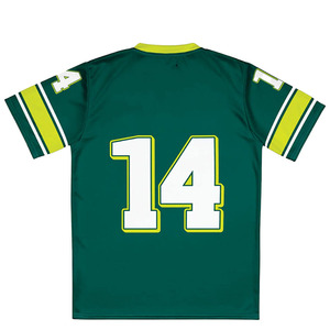 Maillot de football américain en mesh respirant unisexe à col en V, kit d'entraînement personnalisable par sublimation avec nom d'équipe, design uni sur mesure - Product Image 3