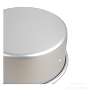 ATLAS STAR Moule à gâteau en alliage d'aluminium avec revêtement anodisé, 6 pouces de profondeur, à motifs en relief, pour petits gâteaux à étages, compatible four, facile à nettoyer, pour mariages et anniversaires