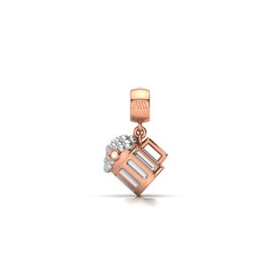 Pendentifs et breloques modernes et raffinés, conçus avec des diamants de laboratoire étincelants en or massif, pour femmes et hommes élégants, idéaux pour les célébrations et les cadeaux. - Product Image 6