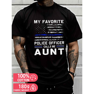 T-shirt graphique unisexe amusant, cool, lavable en machine, basique, cadeau pour père, fabriqué aux États-Unis - Product Image 1