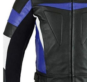 Chaqueta de Motociclista de Cuero Genuino para Hombre, Proveedor OEM, Logotipo Personalizado, Equipo de Protección para Motociclismo - Product Image 5