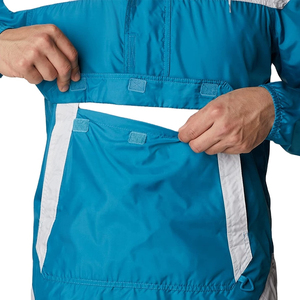 Veste imperméable de randonnée pour hommes, vente en gros personnalisée, veste coupe-vent confortable pour hommes, veste de sport en nylon, personnalisable - Product Image 6