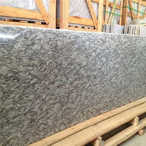 Piano <span class=keywords><strong>Cucina</strong></span> Prefabbricato in Granito Bianco Ondulato con Bordo Semi-Bullnose - Product Image 6