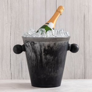 Seau à glace en résine, grand bac de refroidissement design pour boissons, pour vin, champagne, bière, conteneur de stockage de glace pour la maison, le bar, l'hôtel, les fêtes - Product Image 4