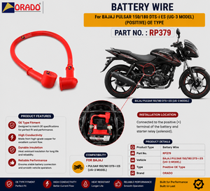 Cable de Batería Positivo Tipo OE de Calidad de Exportación para Bajaj Pulsar 150 180 DTS i ES UG3, Repuestos para Vehículos de Dos Ruedas - Product Image 6