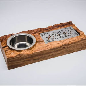 Brûleur d'encens en bois de style arabe, rustique, pour charbon et Bakhoor, pour Ramadan et l'Aïd, brûleur de frankincense décoratif de luxe - Product Image 1