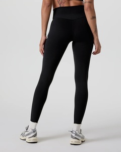 Leggings de yoga pour femmes de haute qualité, taille haute, antibactériens, respirants, en polyester/nylon, longueur cheville, taille élastique, 220g - Product Image 2
