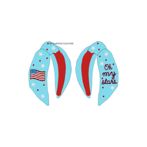 Diadema con Cuentas para el 4 de Julio, Tema Patriótico de Estados Unidos, Accesorio para el Cabello para Celebrar el Día de la Independencia - Product Image 1