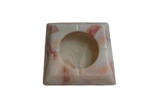 Cendrier à cigarettes Onyx marbre rose, cendrier en onyx, cendrier en marbre Onyx - Product Image 2
