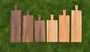 MN EXPORTS Planche à découper en bois d'acacia naturel, durable, rectangulaire, épaisseur 1,2 cm, passe au lave-vaisselle, pour aliments - Product Image 4