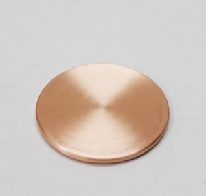 Premium Solid Copper <b>Coaster</b> 3 Inch Diameter 2mm Thickness <b>Mirror</b> Polish Smooth Finish Luxury Table Decor - Product Image 2