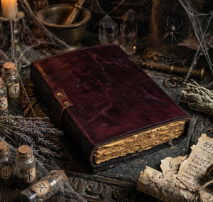 Réplica del Libro de Hechizos de Winifred Sanderson, Grimoire de las Sombras, Diario de Cuero Hecho a Mano, Decoración de Halloween - Product Image 4
