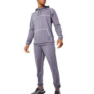 Ensemble de survêtement pour homme, jogging décontracté d'hiver, broderie, coupe ajustée, séchage rapide, respirant, coton, 2026 - Product Image 1
