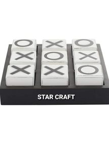 Jeu de Tic Tac Toe avec cubes X et O en plastique, design classique pour jeu en intérieur - Product Image 4