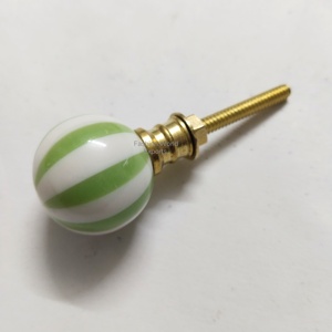 Boutons de porte en résine vibrante Artistique Home Decor Résine Coloré Melon Look Multi Boutons de porte pour les installations intérieures et extérieures - Product Image 1