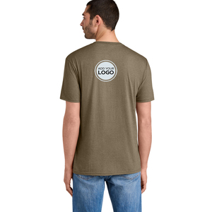 เสื้อยืดผ้าเมลันจ์ผสมสามชนิดสุดหรู แขนสั้น ปรับแต่งได้ ผลิตในสหรัฐอเมริกา - Product Image 5