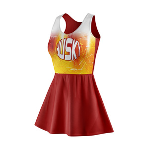 Hauts ajustés pour filles, vente en gros, uniformes de cheerleading de haute qualité, impression numérique, 100 % polyester, vente chaude, personnalisables - Product Image 5