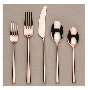 Cuillères en métal à manche torsadé, finition miroir argenté, élégantes pour desserts et thé, ensemble de couverts de table - Product Image 5