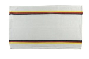 ผ้าเช็ดครัวทรงสี่เหลี่ยม ผลิตจากผ้าฝ้าย 100% เป็นมิตรกับสิ่งแวดล้อม ทอลายทาง ซักเครื่องได้ แห้งเร็ว ผลิตที่ทัมมิลนาฏูด - Product Image 3