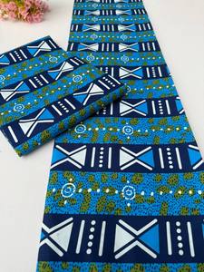 High Quality Custom African Wax Printed Cotton Fabric Holland Loincloth with Vibrant Patterns Ideal for Traditional Wear - Product Image 2