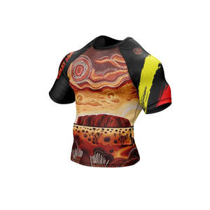 Maillots de surf tendance pour hommes, vêtements de sport, logo personnalisé, impression numérique, respirant, léger, 160g, polyester/nylon - Product Image 3