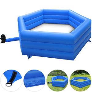 Cancha de Gaga Ball Inflable de 20 Pies con Bomba de Aire Eléctrica para Jugar en Interiores y Exteriores, Ideal para Escuelas - Product Image 1