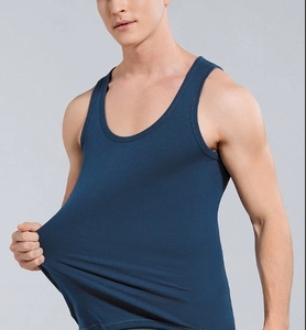 Débardeurs de sport en coton respirant tricoté de haute qualité pour hommes, idéaux pour la musculation et le fitness, tailles XL - Product Image 3