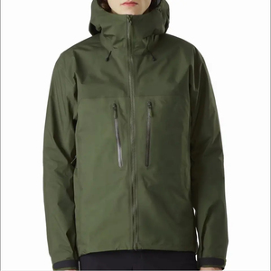 Men's Olive <b>Green</b> Hooded Waterproof <b>Jacket</b> Wholesale Custom Snow <b>Jacket</b> Waterproof Windproof <b>Ski</b> Wear Winter Outdoor <b>Jacket</b> - Product Image 4