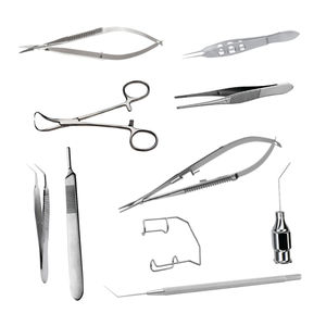 Ensemble d'instruments de chirurgie oculaire OEM, équipement chirurgical ophtalmique en acier inoxydable médical, fabricant - Product Image 1