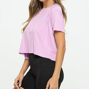 T-shirts courts pour femmes avec logo personnalisé, vêtements décontractés, dernière mode, manches courtes, meilleure fabrication, vente chaude. - Product Image 3