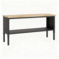Armoire classique de 72 pouces avec 5 tiroirs, système de verrouillage à clé, boîte à outils, panneau perforé, capacité de charge de 450 kg, garantie de 2 ans