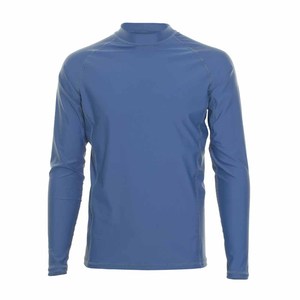 เสื้อรัดกล้ามเนื้อ MMA แบบสั่งทำพิเศษปี 2026 ลายพิมพ์แบบรีดร้อน สีน้ำเงิน ผลิตจากผ้าสแปนเด็กซ์/โพลีเอสเตอร์ แห้งเร็ว สำหรับผู้ชาย แขนยาว - Product Image 4