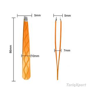 Pinzas Profesionales para Cejas de Acero Inoxidable, Curvas, Ligeras, Ecológicas, de Lujo, Puntiagudas, en Varios Colores - Product Image 4
