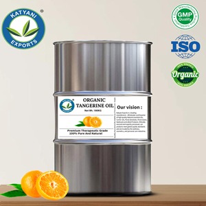 Huile essentielle de mandarine biologique 100% pure et certifiée biologique - Huile en vrac - Emballage personnalisé disponible - Par Katyani Exports - Product Image 3