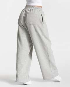 Survêtement décontracté pour femme avec logo personnalisé, sweat à capuche oversize contrastant et pantalon de jogging doux - Product Image 6