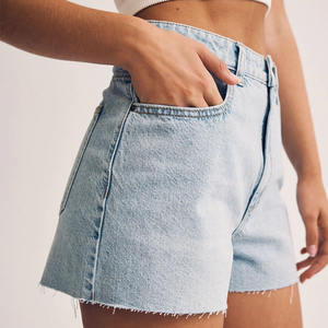 Shorts de Mezclilla para Mujer al por Mayor / Shorts de Mezclilla para Mujer Directo de Fábrica a Precio Económico, Cantidad OEM, Pedido al por Mayor, Estilo Casual 2026 - Product Image 3