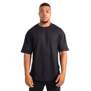 Camiseta de Verano 2024 para Hombre, Personalizada, de Moda, Holgada, de Manga Corta, con Cuello Redondo, Tela Jersey, Logotipo Estampado, Diseño Sólido - Product Image 1