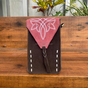 2024 nouveau Style concepteur botte point daim cuir bandoulière téléphone portable sac femmes personnalisé mode épaule étui de téléphone portable Logo - Product Image 4