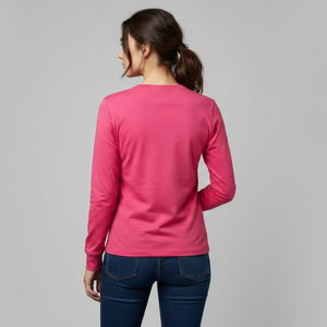 Camisetas de Manga Larga para Mujer, Personalizadas con Estampado, Todas las Tallas, Verano, Ecológicas, Nueva Llegada, Lisas, 100% Personalizables - Product Image 5