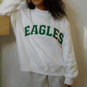 Sudadera personalizada de invierno para mujer, estilo universitario, con cuello simulado, estampado de letras de los Eagles, para el día del partido de los Go Birds - Product Image 5