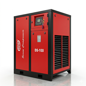 Compresseur d'air à vis insonorisé robuste, refroidi par air, 100 CV, 471 CFM, stationnaire, pour usage industriel extérieur, grande unité de production, meilleur prix - Product Image 1