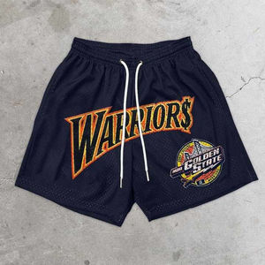 Shorts de basketball pour hommes personnalisés, couleur violette, avec imprimé dinosaure rouge, en mesh sublimé, cordon de serrage, taille élastique, coupe régulière, vêtements de sport - Product Image 3