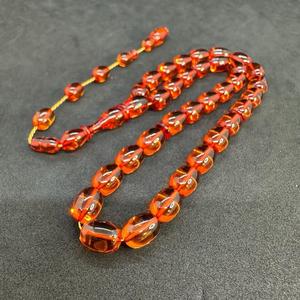 Rosario Islámico de Lujo con Cuentas de Resina, Contador de Oraciones Musulmán, Elegante Accesorio Espiritual para el Adoración, Técnica de Fundición en Forma de Búho - Product Image 6